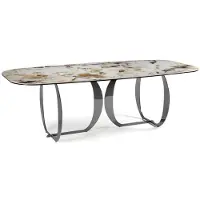 Xl Moebel Gmbh Tisch Luxuriöser Esstisch aus Edelstahl Esstische Esstische Küchentische