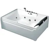 AEA Badewanne Whirlpool Blubberbad Hydromassagewanne Spa-Bad Whirlwanne 183x123 cm