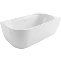 REA Vasca Bagno Marion Right 170cm Copritappo nero