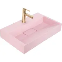 REA Lavabo in Conglomerato Goya Pink 50cm