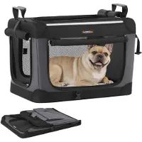 Feandrea Trasportino pieghevole per cani , 60 cm, ideale per cani di piccola taglia, borsa per cani, stile Oxford