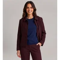 Ba&sh per donna. 1H26IDEL Americana Idelie bordeaux (36), Casual, Poliestere