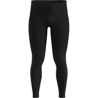 Odlo - Collant tecnico leggero e idrorepellente - Zeroweight Warm Reflective Tights M Black in Softshell - Taglia S - Nero