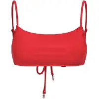 Cfab Top per bikini 'Signature Essential Swim Top' rosso fuoco