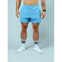 Lifters Pantaloni sportivi 'Raw Gym Shorts - Short Cut' blu cielo