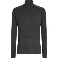 Icebreaker - Primo strato in lana merino - M Merino 260 ZoneKnit LS Half Zip Jet Heather - Taglia XL - Grigio