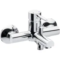 Cornat Miscelatore monocomando per lavabo modello "Calo" - Corpo in ottone di alta qualità - Cromato - 1/2"