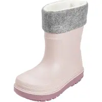 Playshoes Stivale di gomma grigio sfumato / rosa