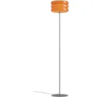 Eglo Piantana Tortora, arancione, vetro, metallo, altezza 153 cm, E27