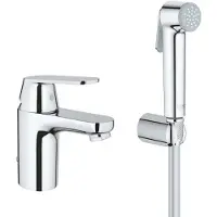 GROHE Eurosmart Cosmopolitan - Miscelatore a leva per lavabo Hygienica, cromo 23125000