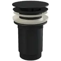 Ravak Scarico lavabo fisso nero X01762
