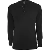 Urban Classics Maglietta A Maniche Lunghe Basic Henley