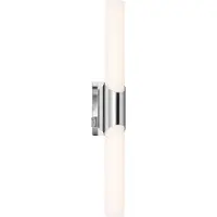 Briloner Luce da specchio per il bagno Klak Brilo, cromo, 47 cm