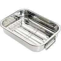 Kitchencraft Teglia Da Forno Acciaio Inossidabile 27.5x20 Cm