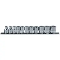 Ks Tools 3/8" CHROMEplus Set di bussole da 12 pezzi, 11 pezzi 8-19 mm