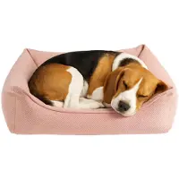 Flamingo Lettino per cani Baldar rettangolare rosa, dimensioni: 65 x 50 x 20 cm