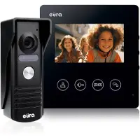 Eura Videocitofono VDP-52A3 "ATIRA" nero