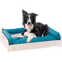 Ferplast Madera Hall Coperta per cani 80,5x53x17,5 cm Blu Blu Taglia unica