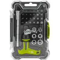 Goobay 77841 Set di cacciaviti con set di 30 punte - Set di utensili per lavori di avvitatura, montaggio e fai da te
