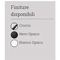 Legami Rubinetto ILS0023, finitura nero opaco