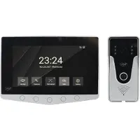 Pni Sistema di videosorveglianza DF780 con 1 monitor, schermo touchscreen da 7 pollici a 1080p, e scheda