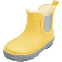 Playshoes Stivale di gomma giallo / grigio
