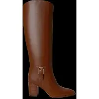 Ralph Lauren per donna. 802P15660001 Stivali in pelle Raelynn marrone (40), 5 a 8cm, Nessuno, Casual
