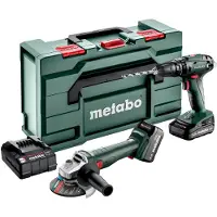 Metabo Combo Set 2.4.4 18 V Akku-Maschinen im Set 18V Maschinenset in metaBOX
