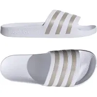 Adidas Scarpe da spiaggia / da bagno 'Adilette Aqua' argento / bianco