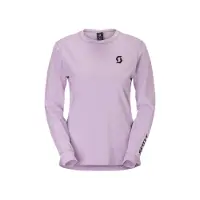SCOTT Women's Tee Vertic Pro Mid L/S Maglietta da ciclismo Donna (XS, lilla)