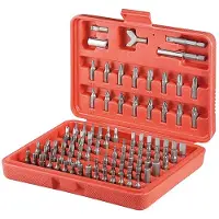 Fixpoint 77045 Set di punte, 100 pezzi - in acciaio per utensili di alta qualità