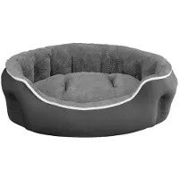 OEM Cuccia per cani in metallo, color argento, 48 x 42 x 16 cm