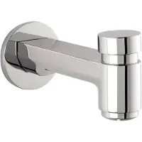 Hansgrohe 14414001, bocchetta per vasca Metris S con deviatore, cromo, 17 x 7 x 7 cm