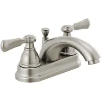 Peerless Miscelatore per vasca da bagno Elmhurst P2465LF-BN, con due manopole, finitura in nichel spazzolato