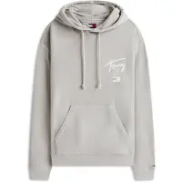Tommy Hilfiger Relaxed Neon Washed Hoodie Gravel Grey Taglia: S | Felpe con cappuccio Outlet | Uomo | Grigio