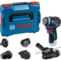Bosch PROFESSIONAL Cordless Drill/Driver - Flexiclick GSR 12V-32 FC - Without battery or charger - With accessories