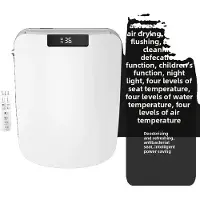 OEM Sedile per WC elettrico, riscaldamento istantaneo, funzione di autopulizia, senza apertura automatica, 220V-230V, spina di tipo europeo