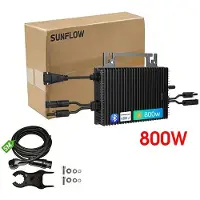 OEM Inverter solari, potenza massima di 2250W, efficienza massima del 96%, potenza nominale di 800W, tensione di 230V
