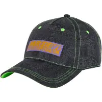 Adidas Cappello da baseball sportivo 'Mercedes - AMG Petronas Formula 1 Team Lights On' grigio scuro / lilla / arancione scuro / nero denim