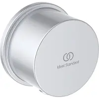 Ideal standard Gomito di collegamento a parete IDEALRAIN rotondo G 1/2inch argento argento