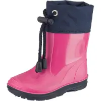 Beck Stivale di gomma blu scuro / rosa