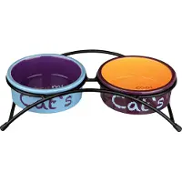 Trixie Set Di Ciotole In Ceramica Per Mangiare Con I Piedi