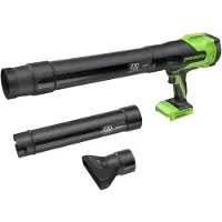 Greenworks Ventilatore a batteria da 24V, con una velocità di 209 km/h e una portata di 7,65 m³/min. Potente, leggero e compatto