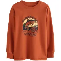 Next Maglietta camoscio / cognac / nero