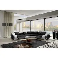 AEA Ecksofa Berlin Eckcouch +USB Polster Wohnlandschaft Eck Garnitur Relaxfunktion