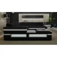 AEA Designersofa Sofa USB Wohnlandschaft Ecksofa Wohnlandschaft Polster Couch LED