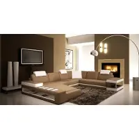 AEA Ledersofa Couch Wohnlandschaft 3+2+1 Sitzer Garnitur Design Modern Sofa G8007D