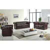 AEA Sofagarnitur 321 Sitzer Set Sofa Polster Couch Leder Relax Wohnzimmerset sofas