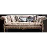 AEA Chesterfield Klassischer Dreisitzer Sofa Wohnlandschaft Textilsofa 3 Sitz couch