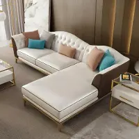 AEA Ecksofa Polster Garnitur Wohnlandschaft L-Form Designer Sofa Couch Ecksofa